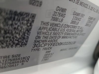 2019 Chevrolet Silverado 1500 LT Trail Boss