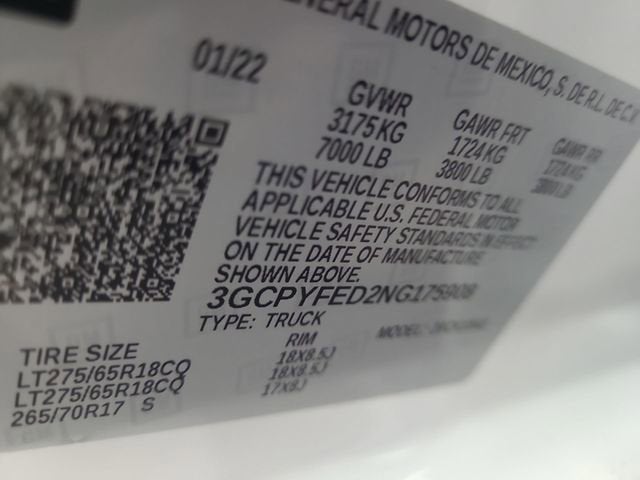 2022 Chevrolet Silverado 1500 LTD LT Trail Boss