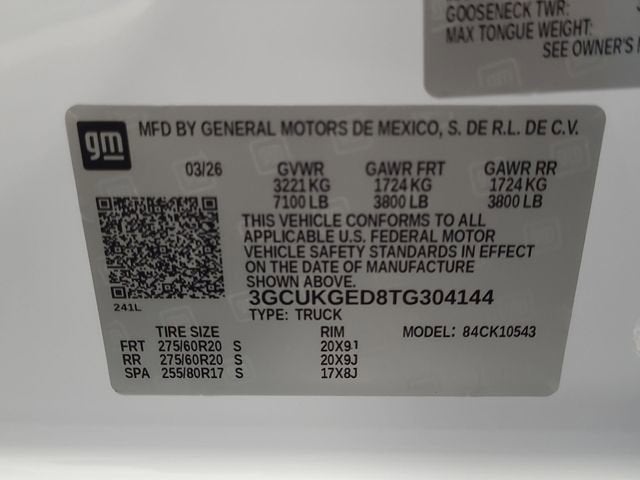 2026 Chevrolet Silverado 1500 LTZ