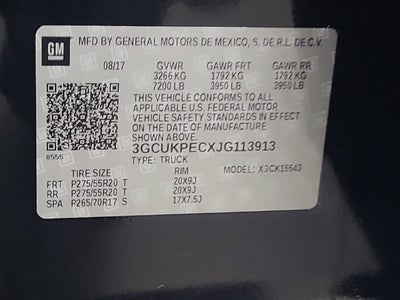 2018 Chevrolet Silverado 1500 Custom
