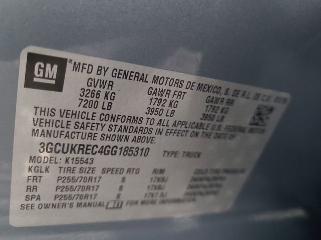 2016 Chevrolet Silverado 1500 LT
