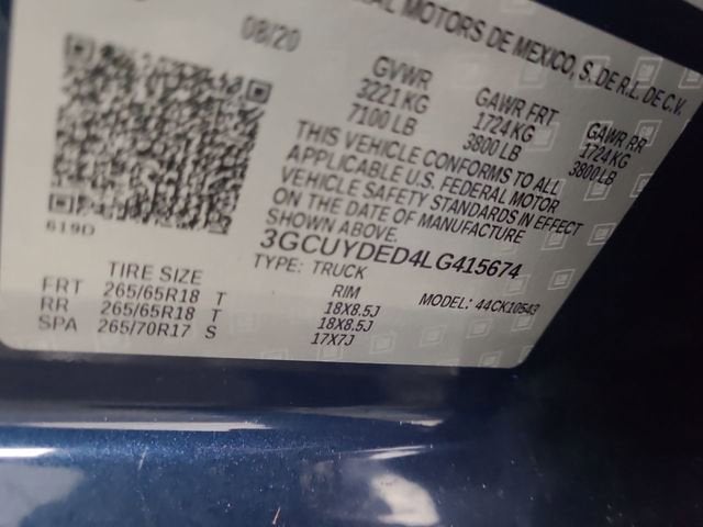 2020 Chevrolet Silverado 1500 LT