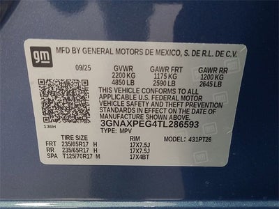 2026 Chevrolet Equinox LT