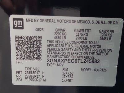 2026 Chevrolet Equinox LT