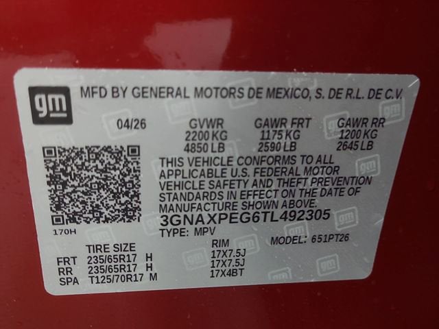 2026 Chevrolet Equinox LT