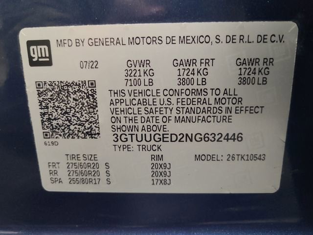 2022 GMC Sierra 1500 Denali