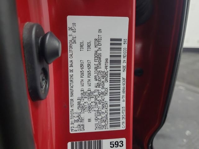 2018 Toyota Tacoma SR