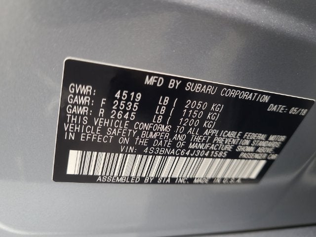 2018 Subaru Legacy Premium