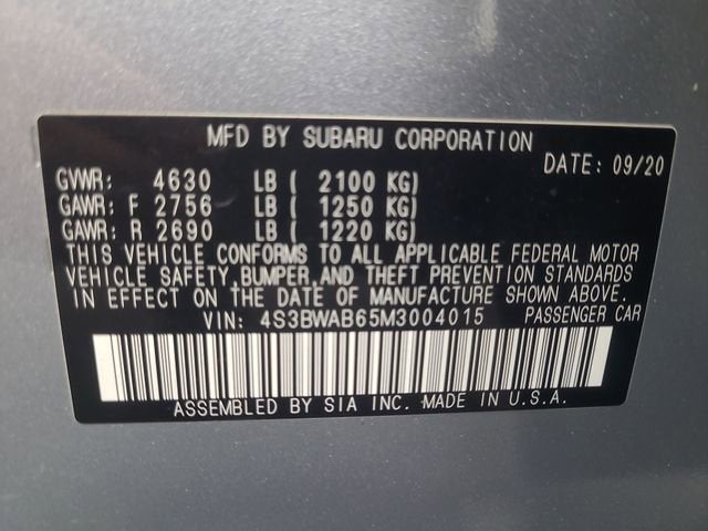 2021 Subaru Legacy Base