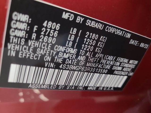 2024 Subaru Legacy Touring XT