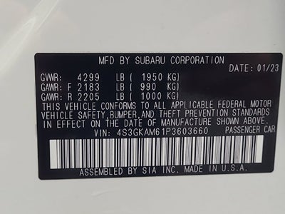 2023 Subaru Impreza Sport