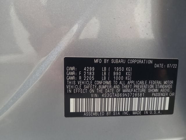 2022 Subaru Impreza Base