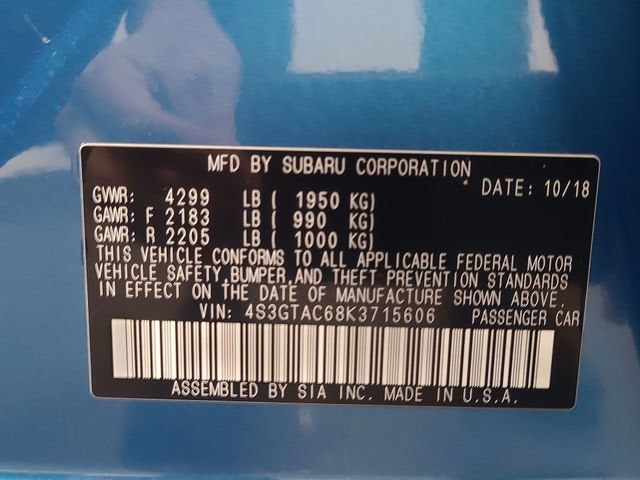 2019 Subaru Impreza Premium