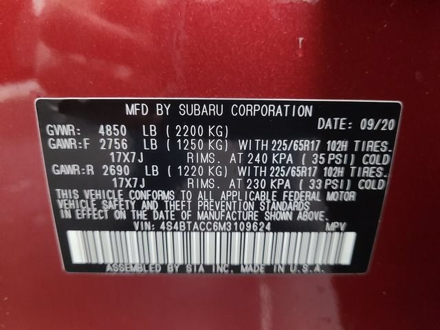 2021 Subaru Outback Premium