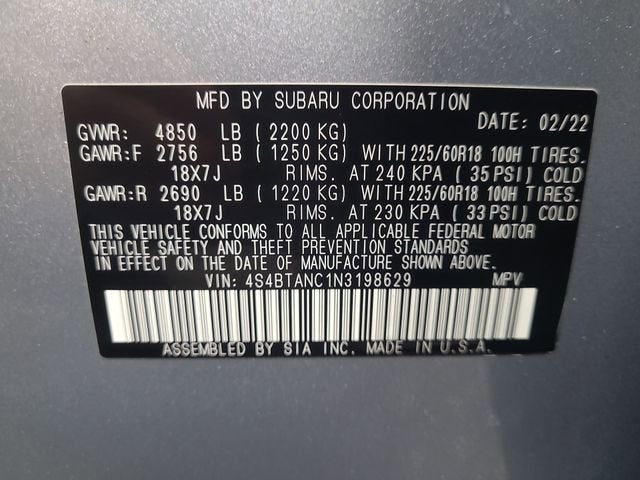 2022 Subaru Outback Limited