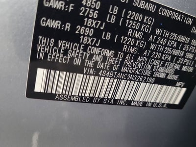 2022 Subaru Outback Limited