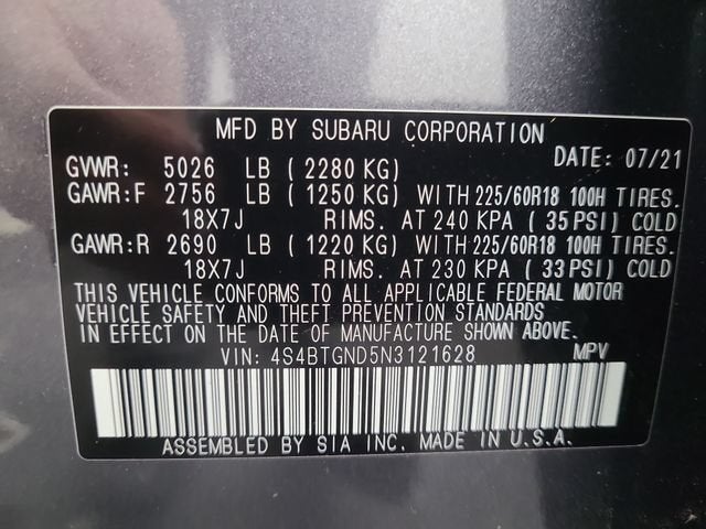2022 Subaru Outback Limited XT