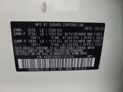 2023 Subaru Outback Limited XT