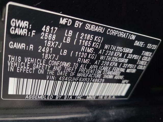 2024 Subaru Crosstrek Sport