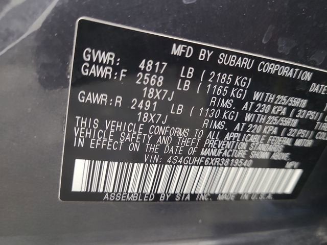 2024 Subaru Crosstrek Sport