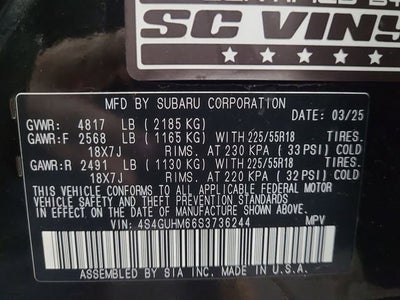 2025 Subaru Crosstrek Limited