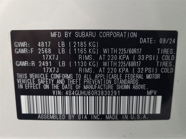 2024 Subaru Crosstrek Wilderness