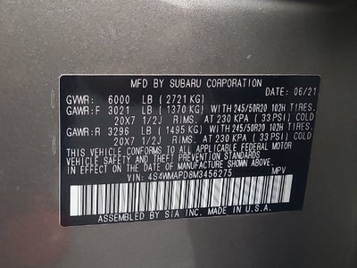 2021 Subaru Ascent Limited