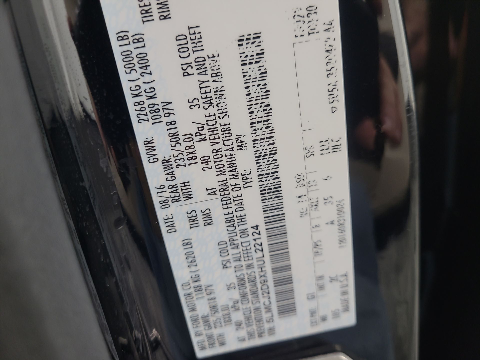 2017 Lincoln MKC Select