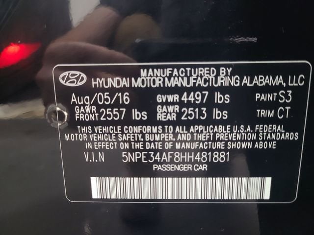 2017 Hyundai Sonata Sport