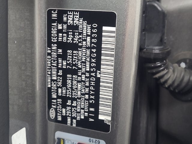 2019 Kia Sorento EX V6