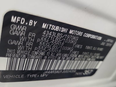 2018 Mitsubishi Outlander Sport ES 2.0