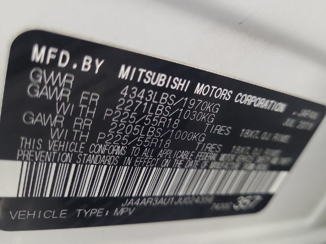 2018 Mitsubishi Outlander Sport ES 2.0