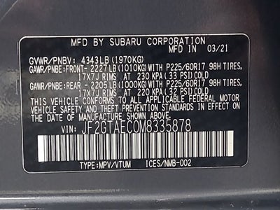 2021 Subaru Crosstrek Premium