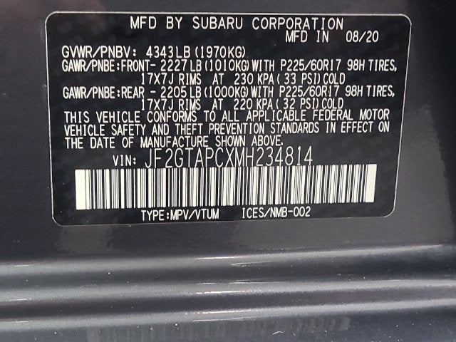 2021 Subaru Crosstrek Premium