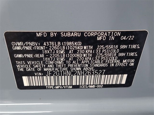 2022 Subaru Crosstrek Limited