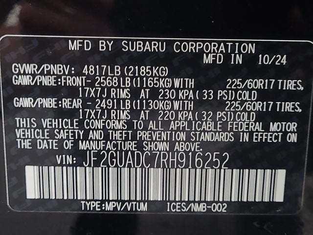 2024 Subaru Crosstrek Premium