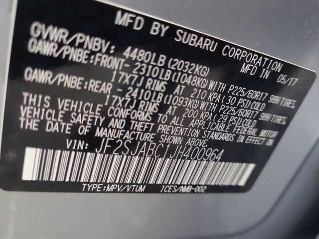 2018 Subaru Forester Base