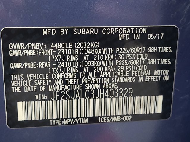 2018 Subaru Forester Limited