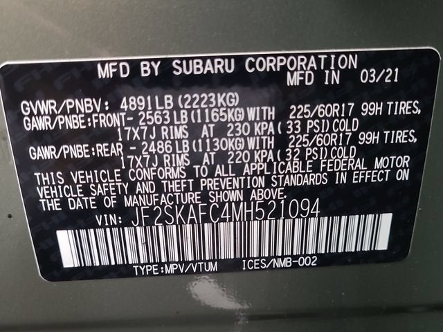 2021 Subaru Forester Premium