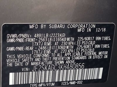 2019 Subaru Forester Premium