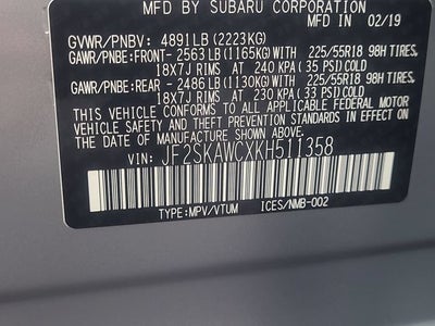 2019 Subaru Forester Touring
