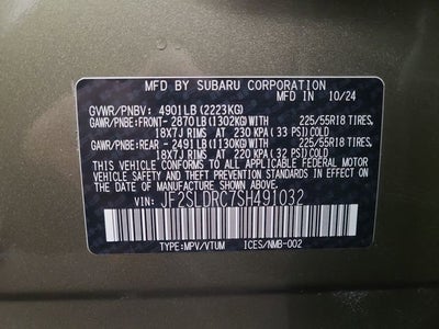 2025 Subaru Forester Limited