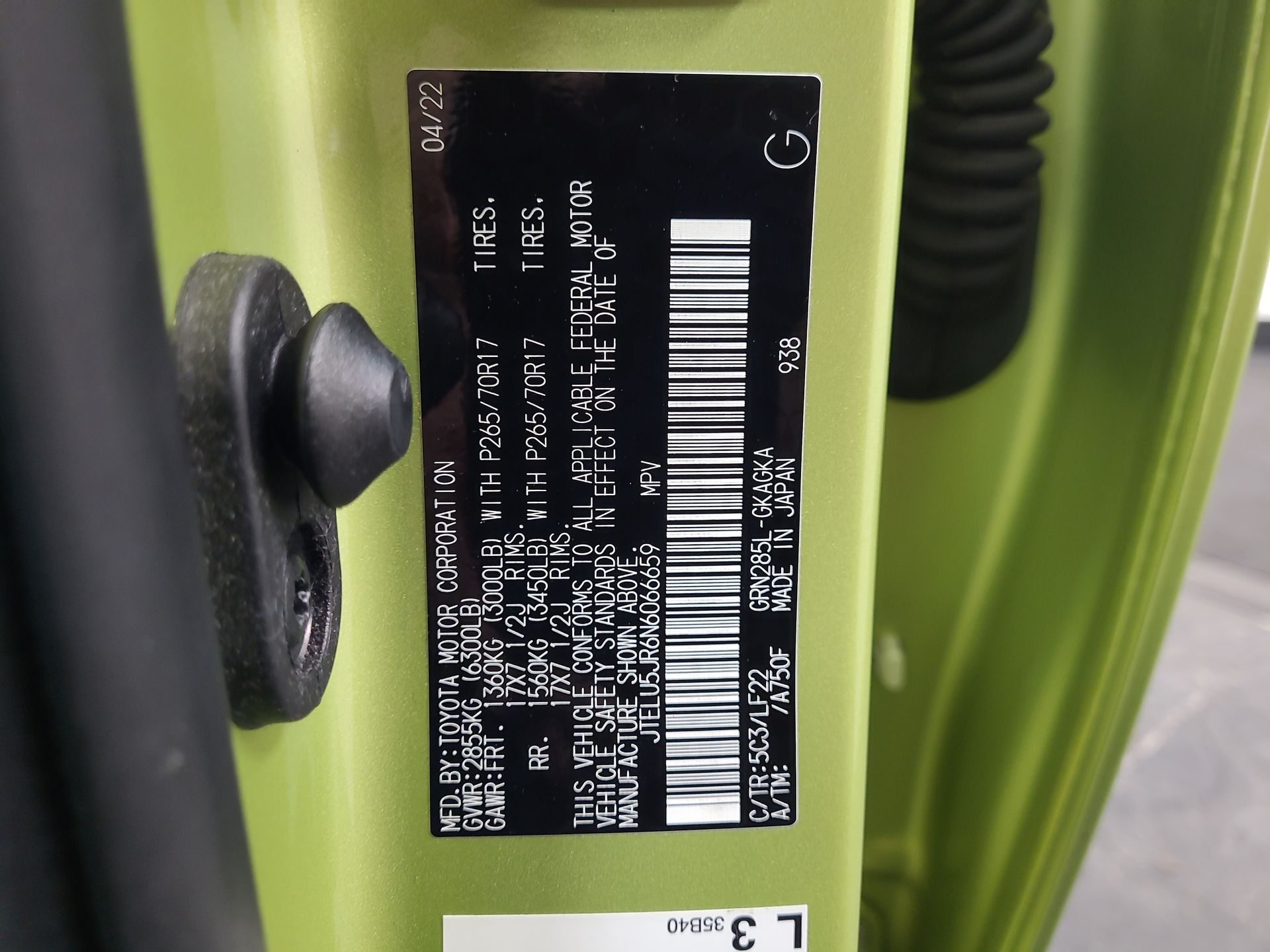 2022 Toyota 4Runner TRD Pro