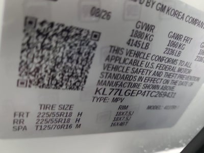 2026 Chevrolet Trax 1RS