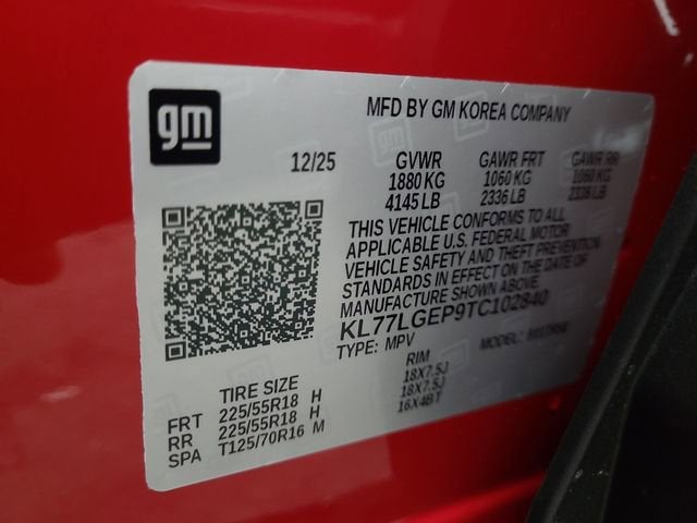 2026 Chevrolet Trax 1RS