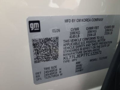 2026 Chevrolet Trax 2RS