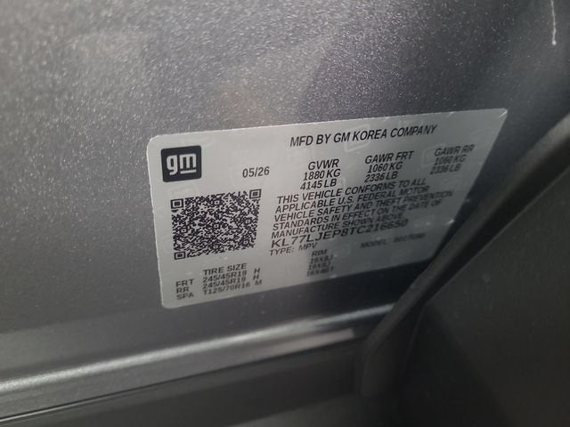 2026 Chevrolet Trax 2RS