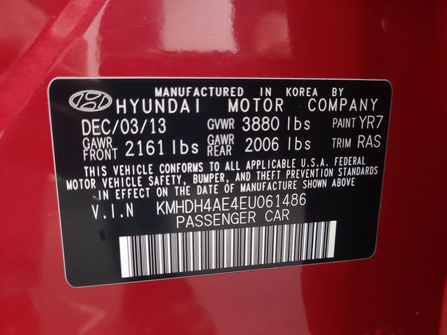 2014 Hyundai Elantra Limited