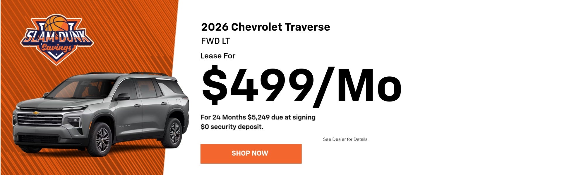 Traverse - March Special